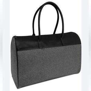 Hugo Boss Black and Gray Duffel/Weekender/Travel Bag